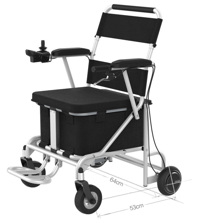 roues du fauteuil roulant électrique