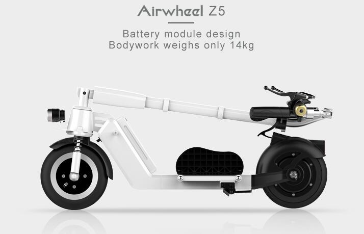 Obviously, it is not the best way to cope with traffic jam. Airwheel Z5 foldable electric scooter is a blessing to them.