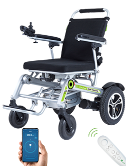 Le fauteuil motorisé Airwheel H3S, est équipé un système de pliage automatique et une télécommande par App, est le compagnon idéal pour voyager dans votre ville.